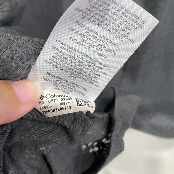 Columbia Grey Burnout T-shirt Size XL - Picture 5 of 6